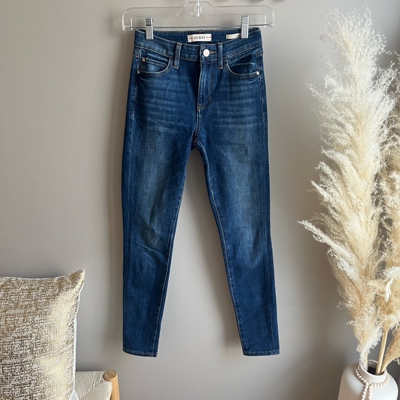 Guess Jeans 1981 skinny blue size 24 - Picture 2 of 5